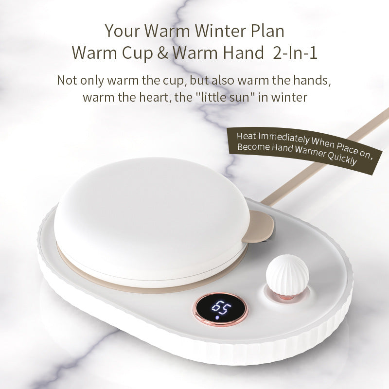 Coaster Thermostat Coaster Hand Warmer 2 in 1 Hot Milk