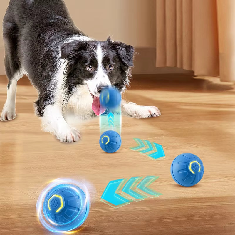 Automatic Moving Dog Toy Ball Smart USB Puppy Ball Toys