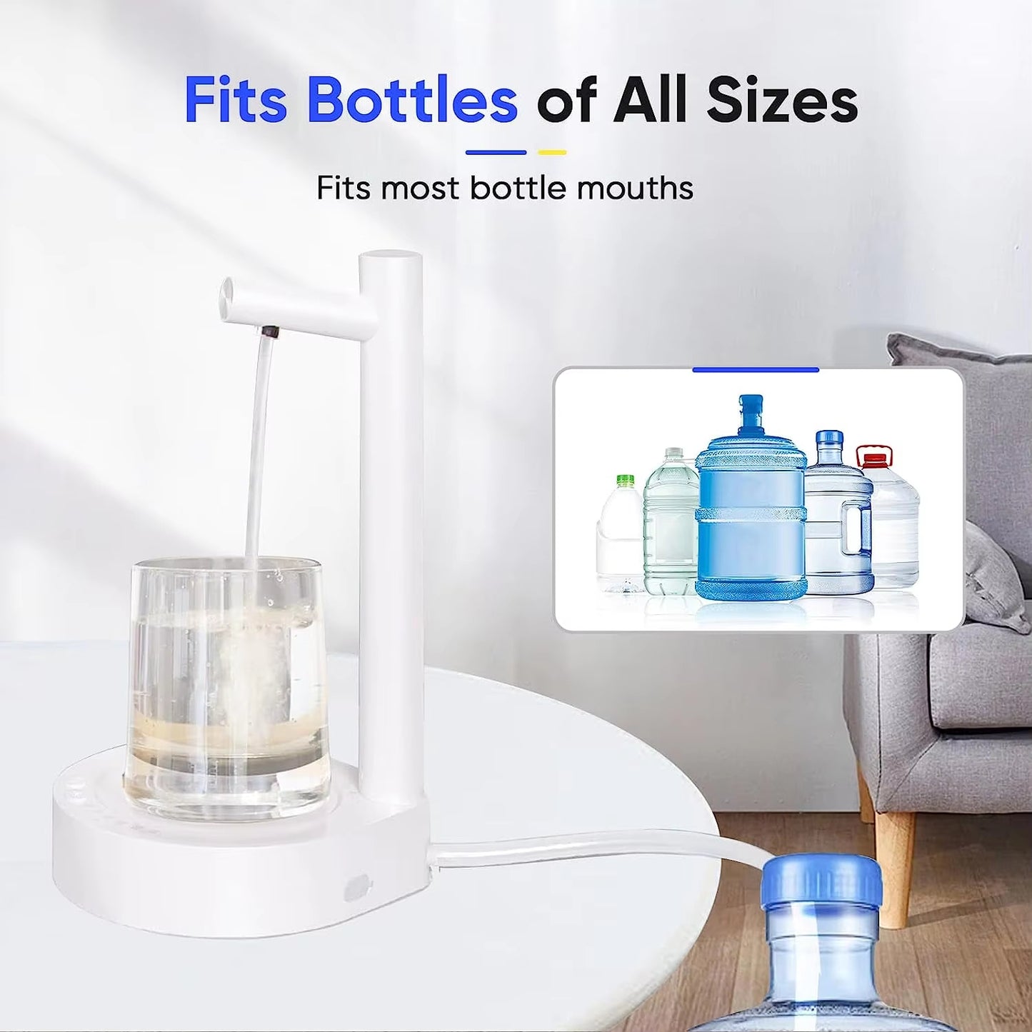 Intelligent Home- Desktop water bottle dispenser