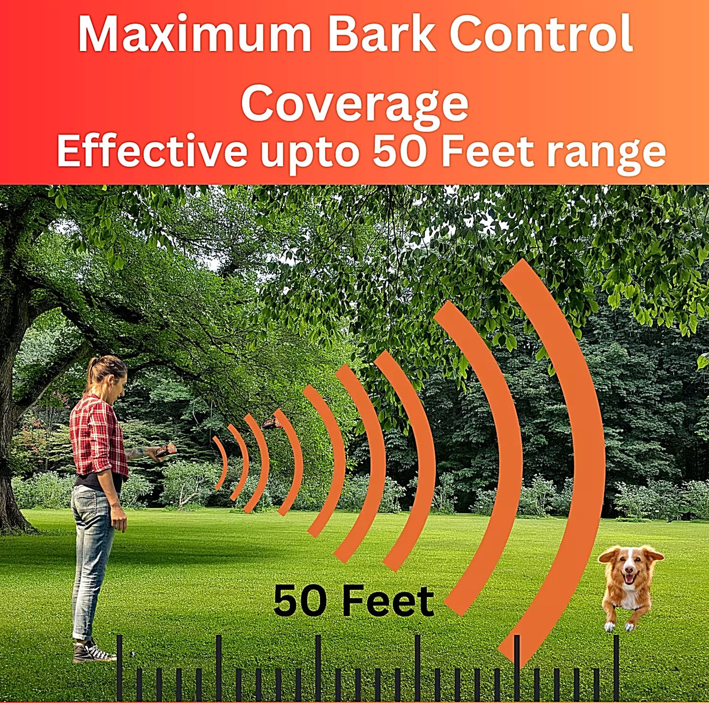 XP30 Pet Dog Repeller Ultrasonic Dog Training Device Rechargeable Anti Dog Bark Stop Barking Deterrent Device With LED Flashlight